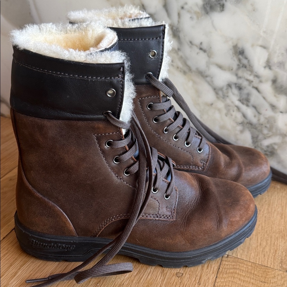 Blundstone 1461 Waterproof Winter Leather Lace-up Boots Women’s 8.5/Men’s 6.5 - Picture 13 of 16